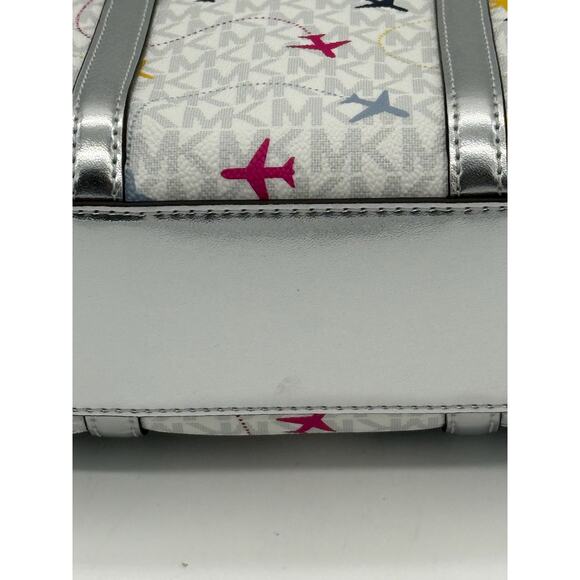 RETAIL $428 Michael Kors Jet Set Travel Small Duffle Crossbody Bag*NWTS - Picture 7 of 12